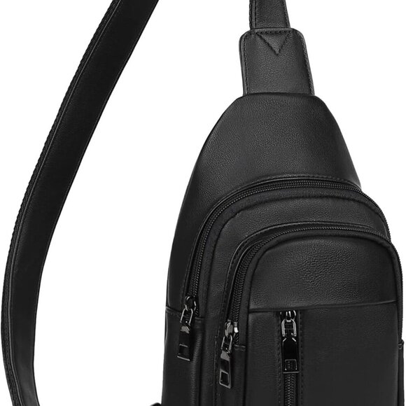 Sling Bag for Women - Crossbody Bags Fanny Pack with Vegan Leather - Adjustable - Picture 1 of 7